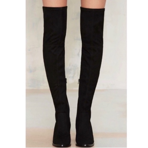 NEW Nasty Gal Over The Knee Boots - Picture 2 of 3